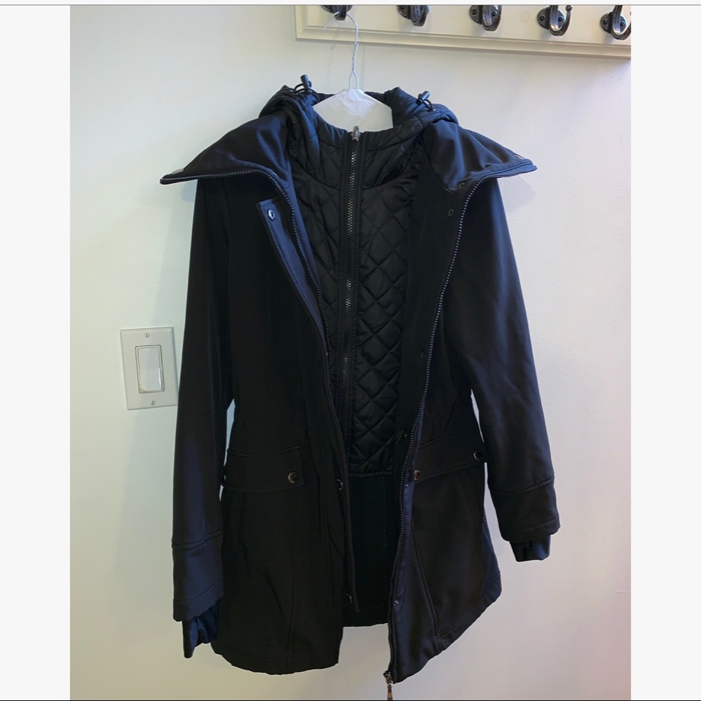 London Fog Softshell Waterproof Fall Trench Coat